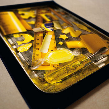 Personalised Yellow Objects | Little Things In Tins Nursery Wall Art, 3 of 3