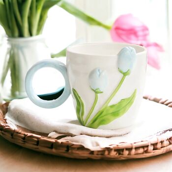 3D Tulip Cup And Spoon Gift Set, 3 of 5