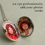 Personalized Sterling Silver Birth Flower Locket, thumbnail 4 of 9