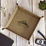 Mountain Snap Up Pu Leather Desk Tidy Storage Tray, thumbnail 3 of 6