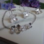 Handmade Hydrangea Silver Jewellery Set, thumbnail 1 of 6