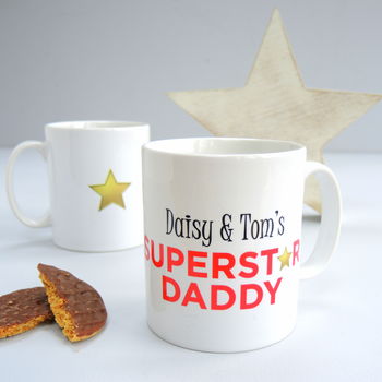 Personalised Superstar Daddy Mug, 4 of 9