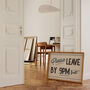 Retro Please Leave By 9pm Funny Wall Art Print, thumbnail 2 of 10