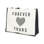 Valentine's Slogan Bag 'Forever Yours', thumbnail 3 of 4