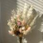 Blush Babe Dried Flower Posy With Jar, thumbnail 5 of 5