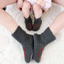 Mummy And Me Heart Slipper Sock Set, thumbnail 1 of 12