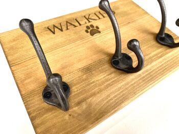 Personalised/Walkies Dog Lead Triple Hook, 5 of 12