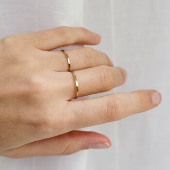 Dainty Hammered Ring, 3 of 4