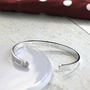Engraved Boys Sterling Silver Cuff Bracelet, thumbnail 5 of 7