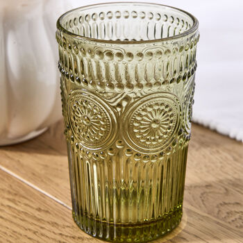 Set Of Four Palmas Green Highball Glasses, 4 of 5