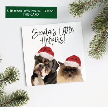 Two Or More Pet Personalised Christmas Card, 2 of 7