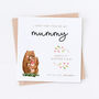 Personalised 1st Mother's Day Bear Card, thumbnail 2 of 2