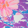 Flowers On Checks Riso Print, thumbnail 5 of 5