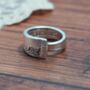 Rose And Leaf Vintage Spoon Ring, thumbnail 1 of 5