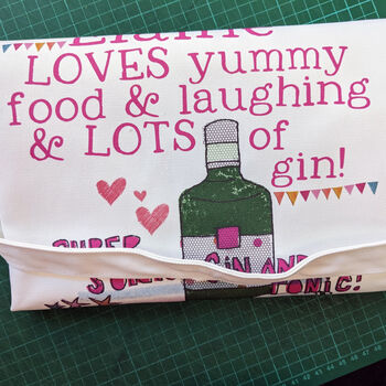 Personalised 'Lots Of Gin' Apron, 9 of 9