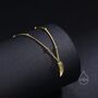 Angel Wing Pendant Necklace With Satellite Chain, thumbnail 4 of 10