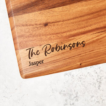 Personalised Dark Wooden Place Mats, 3 of 5