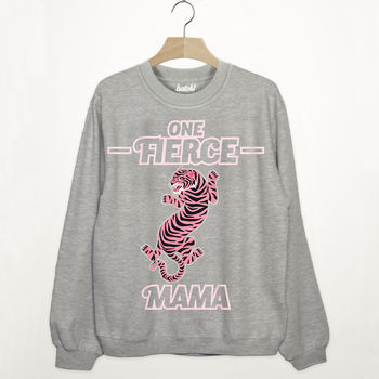 One Fierce Mama Women's Slogan Sweatshirt, 2 of 2