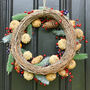 Personalised Winter Forest Fruits Christmas Wreath, thumbnail 4 of 5