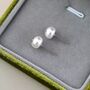 Sara Ivory Silver Pearl Love Galaxy Charm Gift Earrings, thumbnail 4 of 7