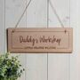 Personalised Wooden Shed Workshop Garage Man Cave Sign, thumbnail 4 of 8