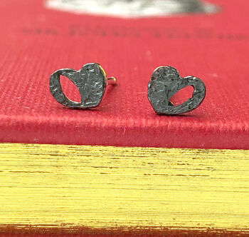 Black Heart Earrings, 8 of 12