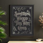 Gothic Typographic Foiled Print, thumbnail 8 of 11