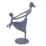Mother And Child Swinging Iron Figurine 23cm, thumbnail 4 of 5