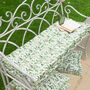 Botanical Padded Summer Garden Bench Cushion, thumbnail 1 of 5