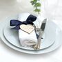 Wooden Heart Place Card Setting Personalised Favour, thumbnail 8 of 12