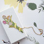 Tulip Bouquet Enamelled Bookmark With Initial, thumbnail 1 of 6