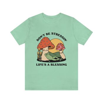 'Don't Be Stressing' Cute Frog Shirt, 7 of 8