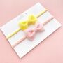 Little Love Baby Bow Headband Set/ Easter Chick, thumbnail 1 of 1