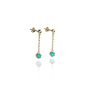 Celestial Tiara Drop With Turquoise In Gold Vermeil, thumbnail 1 of 3