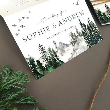 Woodland Wedding Invitations Sample, 4 of 12