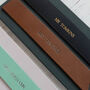 Teachers Gift Personalised Leather Bookmark, thumbnail 4 of 6