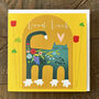 Silver Foiled Good Luck Card, thumbnail 4 of 5