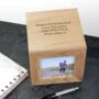 Personalised Oak Photo Cube Keepsake Box, thumbnail 4 of 6