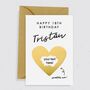 Happy 18th Birthday Scratch Card / Gold+Rose Gold, thumbnail 2 of 3