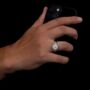 Silver Saint Michael Small Stainless Steel Signet Ring For Men, thumbnail 4 of 12