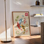 Koi Fish Art Print | Japanese Style Calm Zen Wall Decor, thumbnail 4 of 6