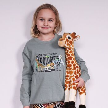 Mini Dreams Zoologist Kids Sweater, 4 of 4