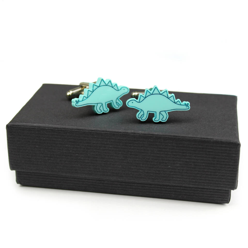 Stegosaurus Dinosaur Cufflinks By Dinosaurs Doing Stuff