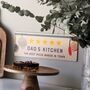 Personalised Five Star Chef Kitchen Sign, thumbnail 2 of 5