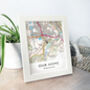 Favourite Place Personalised Framed Map Print, thumbnail 7 of 11