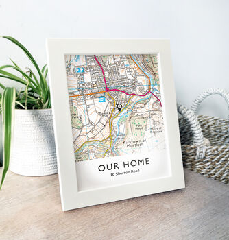 Favourite Place Personalised Framed Map Print, 7 of 11