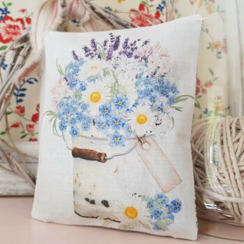 Forget Me Not Illustration Fabric Gift, 3 of 7