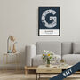 Glasgow City Map Wall Art Print, thumbnail 5 of 9