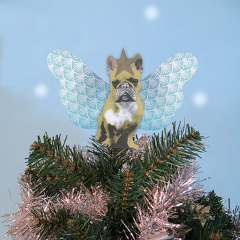 French Bull Dog Tree Topper, 2 of 3