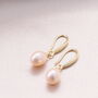 Handmade Sterling Silver Fresh Water Pearl Earrings, thumbnail 6 of 7